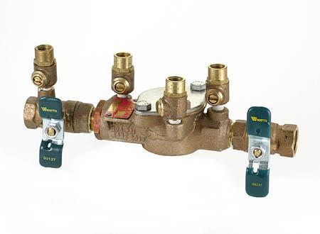 007QT 1/2 1/2 007QT backflow watts valve/regulator