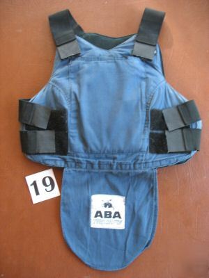 Aba bullet proof vest lv ii sz m ladies body armor (19)