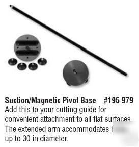 Miller 195979 suction/magnet pivot base, plas cut guide