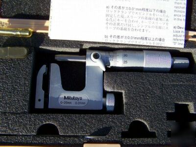 Mitutoyo 117-101 uni pin micrometer 0-25MM