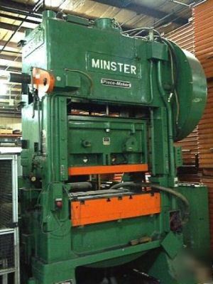 New 100 ton minster #P2-100-48 high speed press, 1978