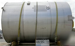 Used: industrial marine inc tank, 6000 gallon, 304 stai