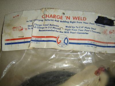 Charge n weld cables use right from power converter w@w