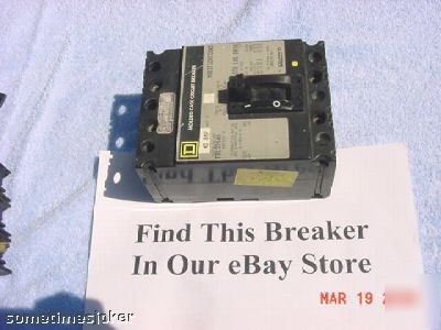 Fpe breaker 15 amp. 1 pole used type nc (slim)