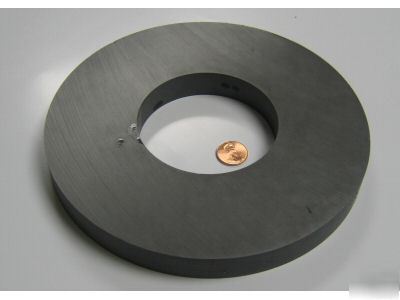 Huge ceramic ring magnet ferrite OD7.09