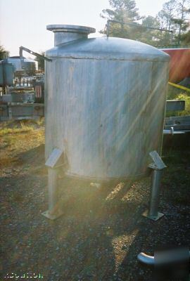 (2) stainless steel carbon towers / tanks with manifold