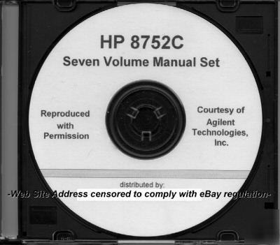 Agilent hp 8752C quick reference guide manual