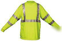 Ansi osha class 3 iii ii safety tow shirt vest lime 3XL