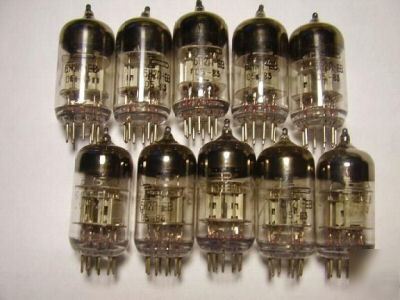 New 6N2P-ev = 12AX7 = ECC83 tubes. lot of 10 