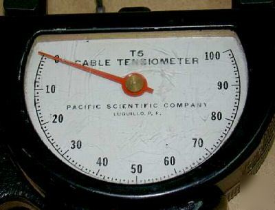 Pacific scientific T5 aircraft cable tensiometer 600LB