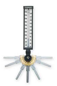 Weksler blue spirit industrial thermometer 30 to 240 f