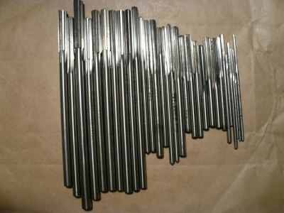 Lot 30PCS hss reamers from 0.0715 to 0.355.