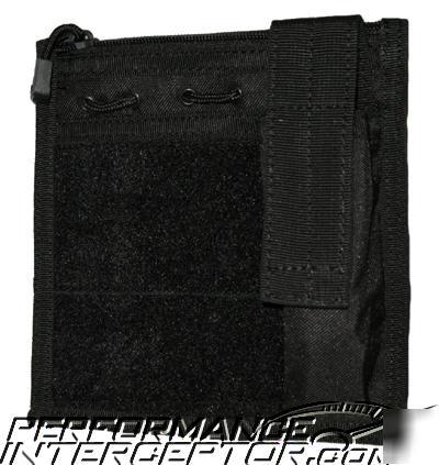 Molle map id light pouch for police body armor vest asp