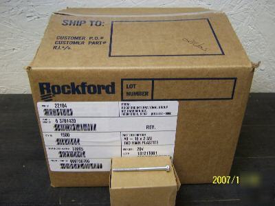 New 20 lb box #8-16 x 2 3/8 ind hwh plastite d-299