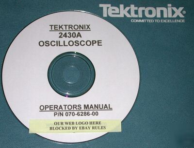 Tektronix 2430A operators manual