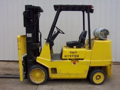 1998 hyster cushion 8000LB used forklift #3440