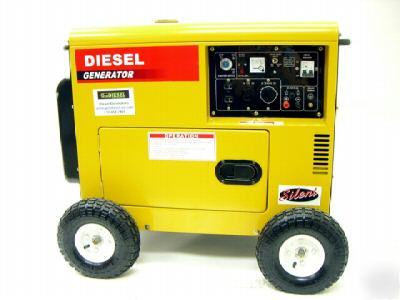 Diesel generator - silent run