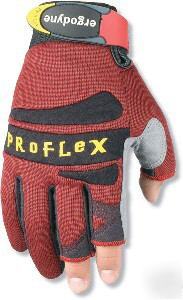Ergodyne proflex 720 work trades fingerless gloves lg