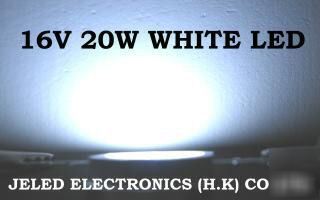10 pcs 20W highpower white star led 1100 lumen 12V use