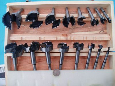 16 pce forstner drill bit tool set (woodworking tools)