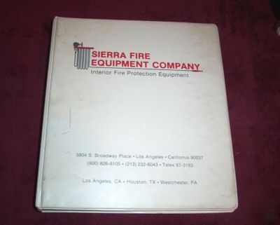 1980 sierra fire equipment co. catalog no. S6
