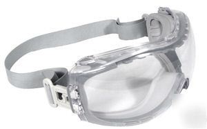 Clear anti-fog cloak safety goggles