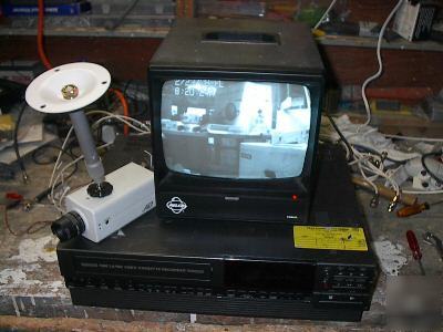 Complete cctv security system 1 camera vcr monitor ps