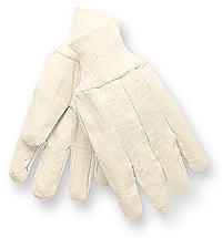 Cotton glove 8 oz. white 300 pair case (25 dozen)