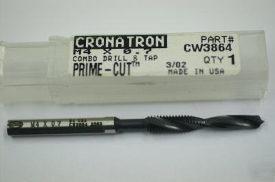 New drill & tap combo cronatron M4 x .7 - 