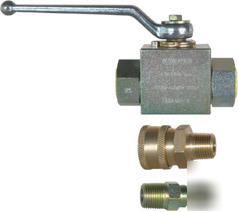 New pressure washer ball valve 7300 psi