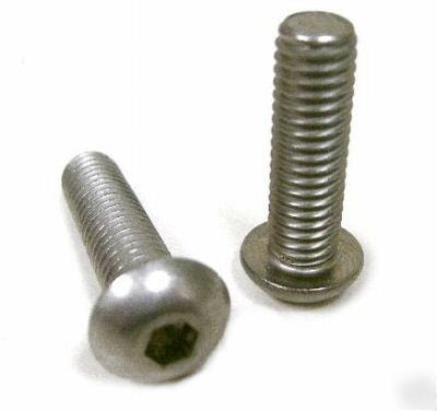 Stainless steel allen button head bolt 1/4-20 x 1-1/4
