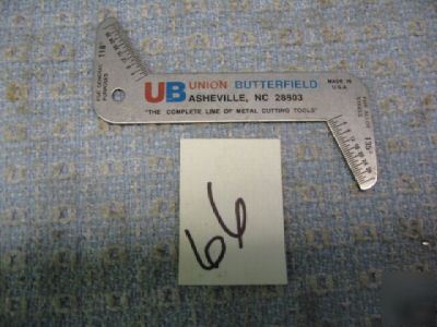 Union butterfield gage /R66