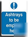 Ashtrays empted.here-s. rigid-300X400MM(ma-024-rm)