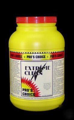 Carpet cleaning pro's choice extreme clean 44LBS