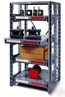 Meco die roll out shelving
