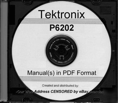 Tek tektronix P6202 instruction manual