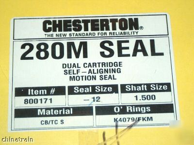New chesterton 280M cartridge mounted seal -12 K4079 