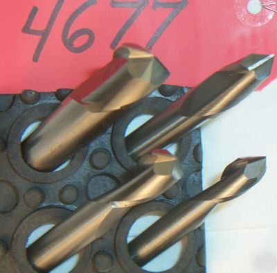 (4)solid carbide champher mills assorted size's 3