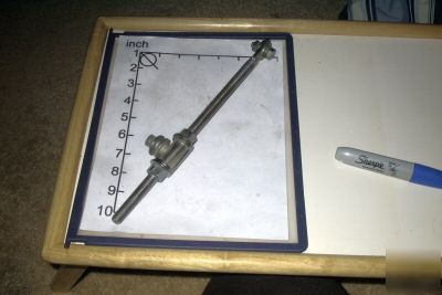 Adjusting arm, 12 inch x 1/2 in. steel, good cond.