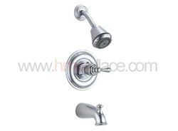 Delta 1460-mclhp matte chrome tub & shower faucet 1400