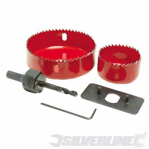 Downlight installers holesaw drill & arbour kit 595745