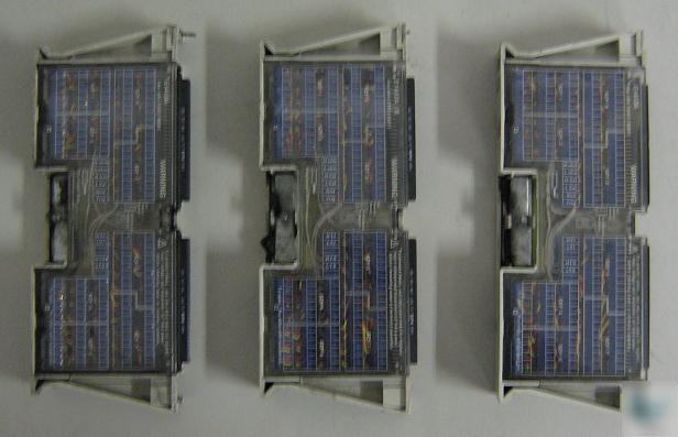 Lot of 3 hp E1413A/b 64-channel scanning a/d terminals