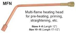New victor 0323-0292 mfn heavy duty heating nozzle 