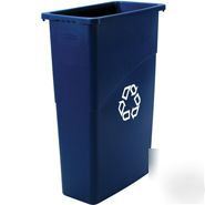 Rubbermaid slim jim recycling container 23 gal rcp 3540
