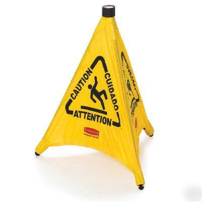 Rubbermaid spring loaded pop-up safety cone