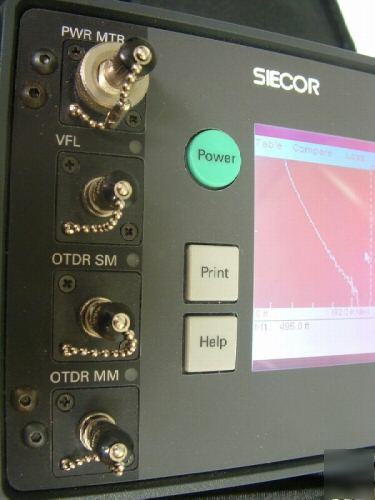 Siecor otdr plus 838-MD55-SRSD55 sm mm vfl multitest