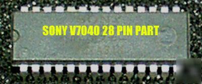 Sony V7040 ntsc/pal encoder ic discontinued rare 10PCS 