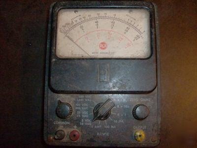 Vintage electrical tester ,volt meter etc,rca, ac-dc
