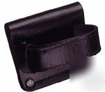 Hwc police radio holder emt w adjustable leather strap 