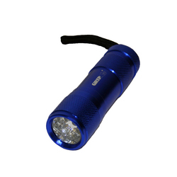 Blue grip 8 led flashlight for your tool box